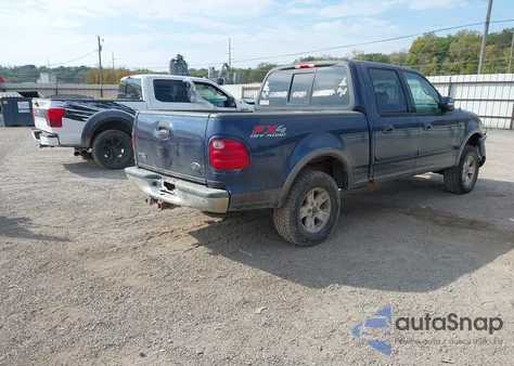 2002 Ford F-150 Lariat/Xlt from USA, damaged, VIN 1FTRW08L82KA54383